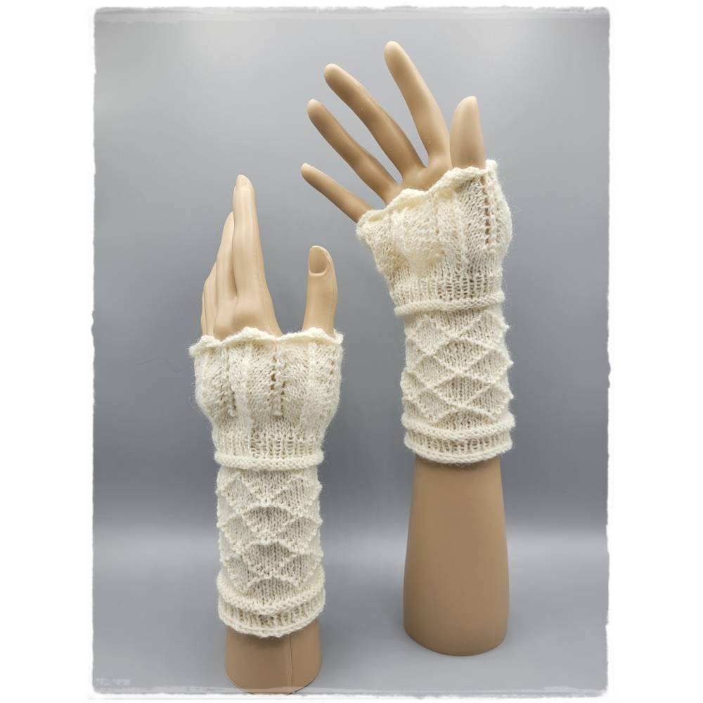 Strickanleitung Märchen-Handstulpen "Prinzessin auf der Erbse" Bild 2