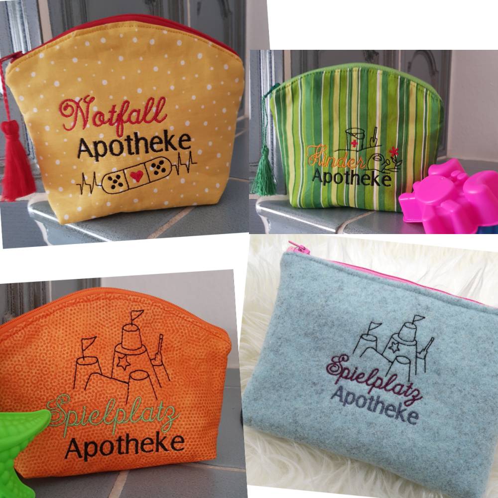 Stickdatei Apotheke Notfall Spielplatz erste Hilfe Bild 1