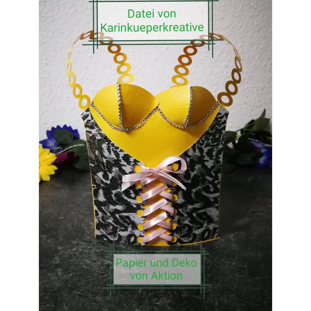 Plotterdatei Corsage Pillowtasche Bild 6