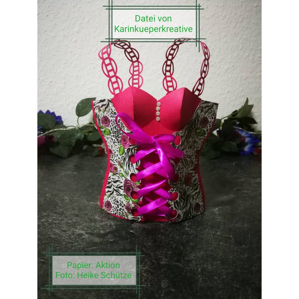 Plotterdatei Corsage Pillowtasche Bild 7