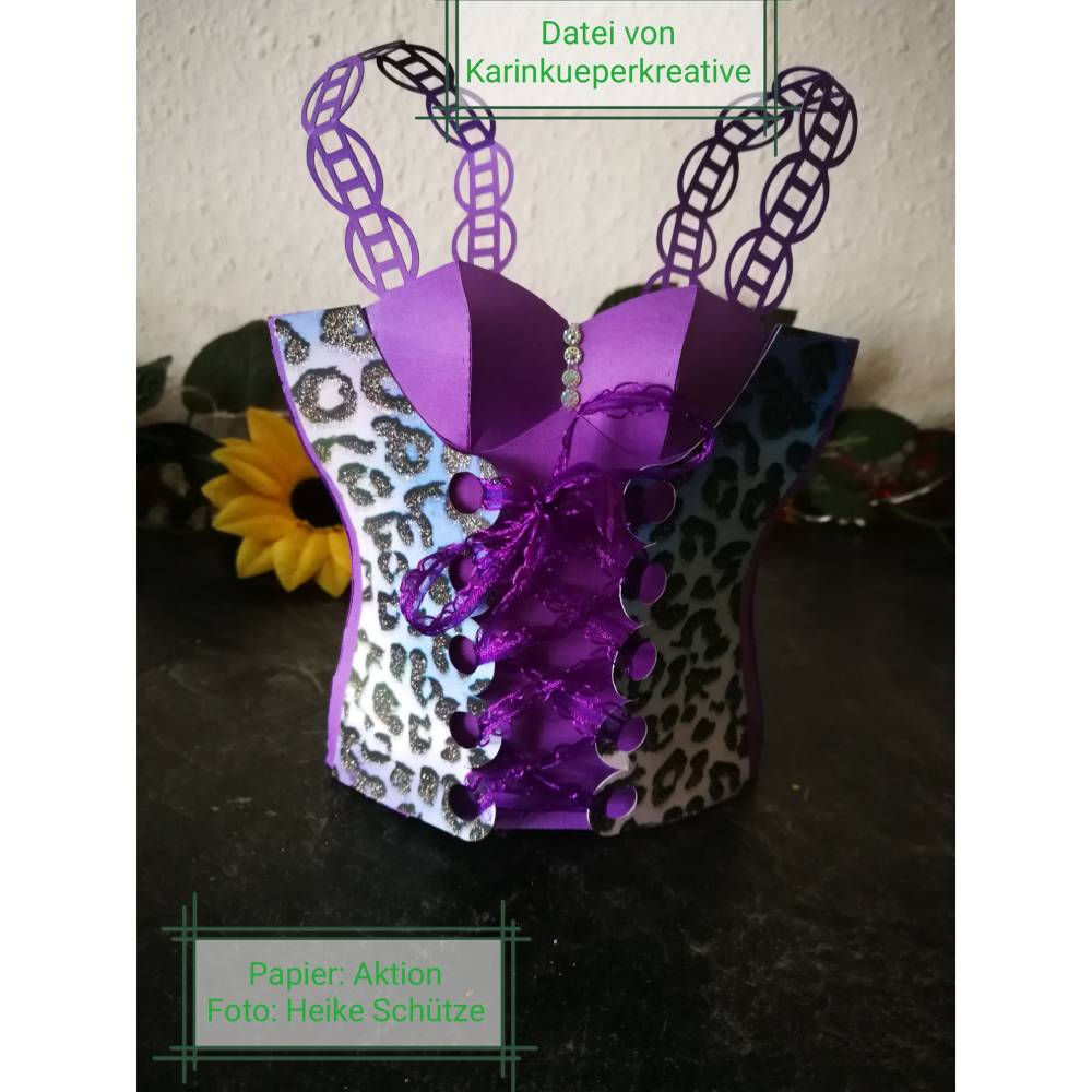 Plotterdatei Corsage Pillowtasche Bild 8