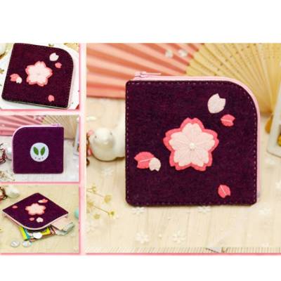 Nähset Geldbörse aus Vliesstoff, DIY Set Erwachsene