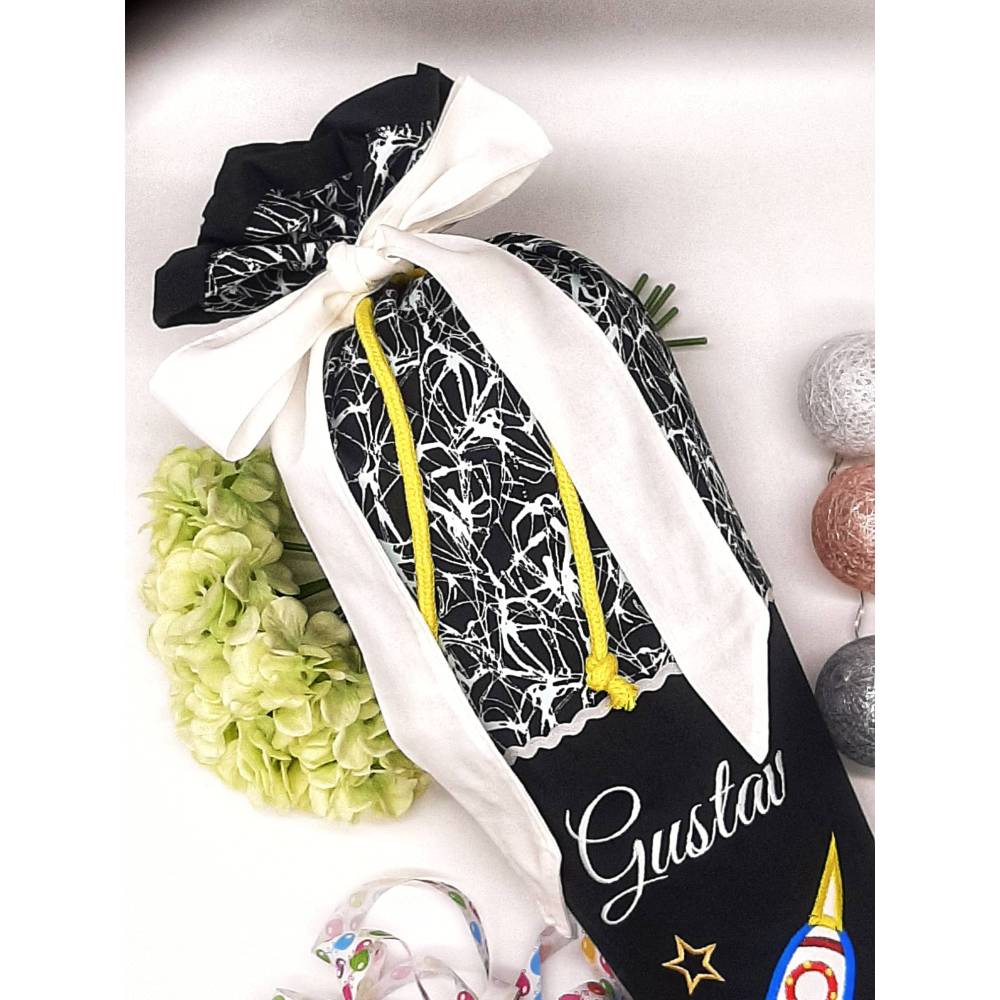 Schultüte Rakete, Weltraum passend zum Ergobag ReflektBär Bild 4