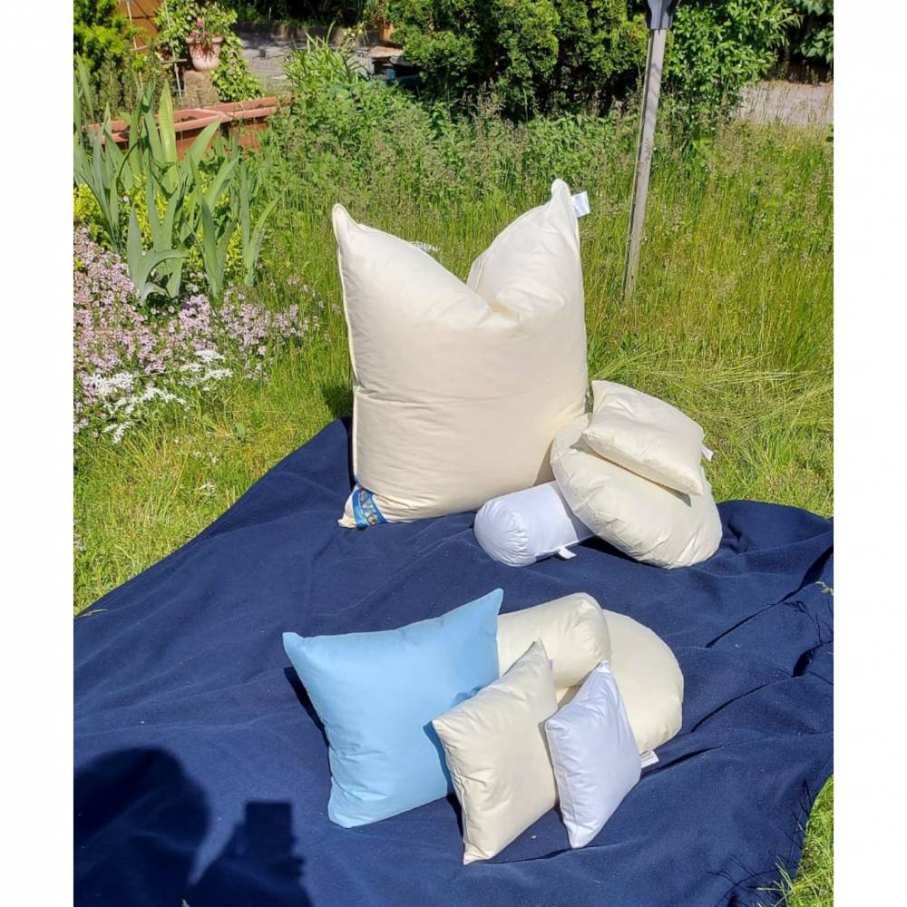 70 x 70 cm Füllkissen mit softer 1100g Federfüllung Innenkissen Sofakissen Kopfkissen