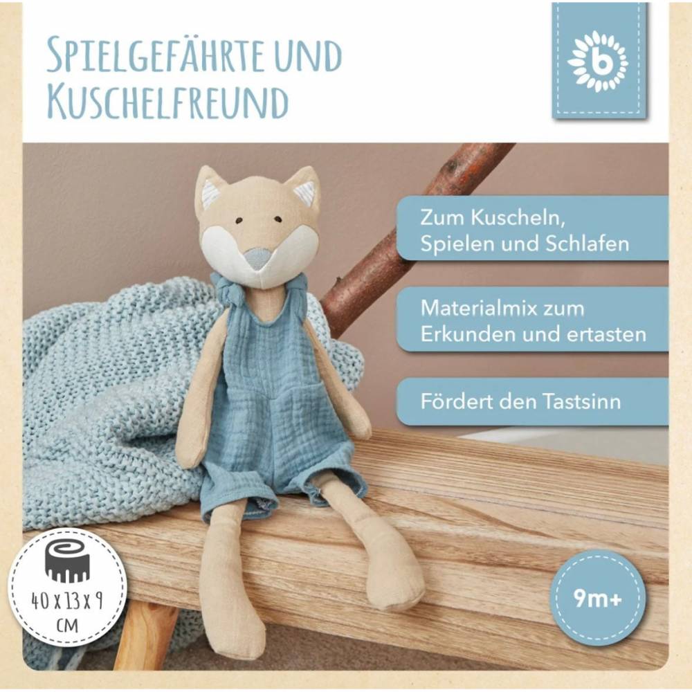 Kuscheltier Fuchs personalisiert mit Name / Kinder Geschenk Puppen / Stofftier mit Name / personalisiertes Kindergeschen Bild 8