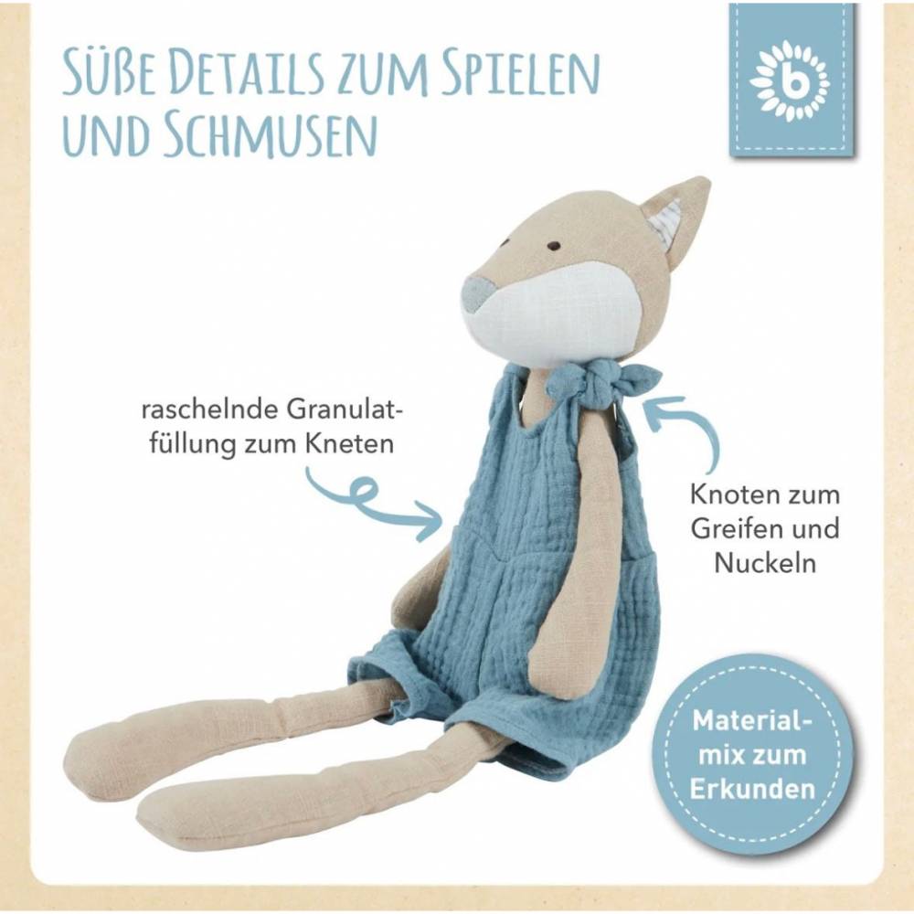 Kuscheltier Fuchs personalisiert mit Name / Kinder Geschenk Puppen / Stofftier mit Name / personalisiertes Kindergeschen Bild 9