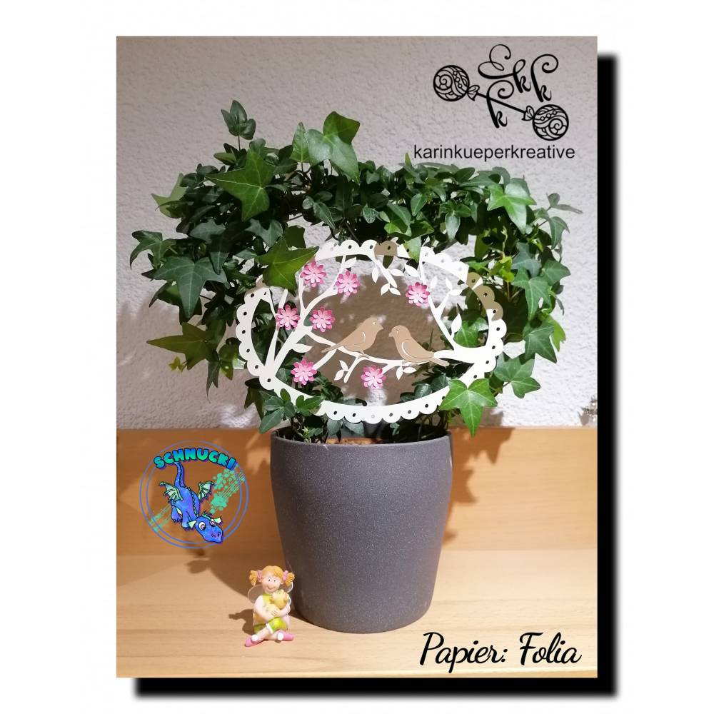 Plotterdatei & Lasercutter: 3D-Druck Fensterdekokranz Vögel – SVG, STL, DXF & mehr Bild 5