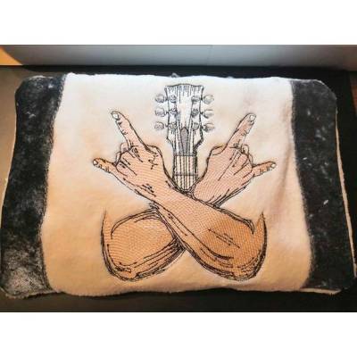 N-KH0004 Kissenbezug für zb. Kirschkernkissen 28x18cm - handmade, bestickt