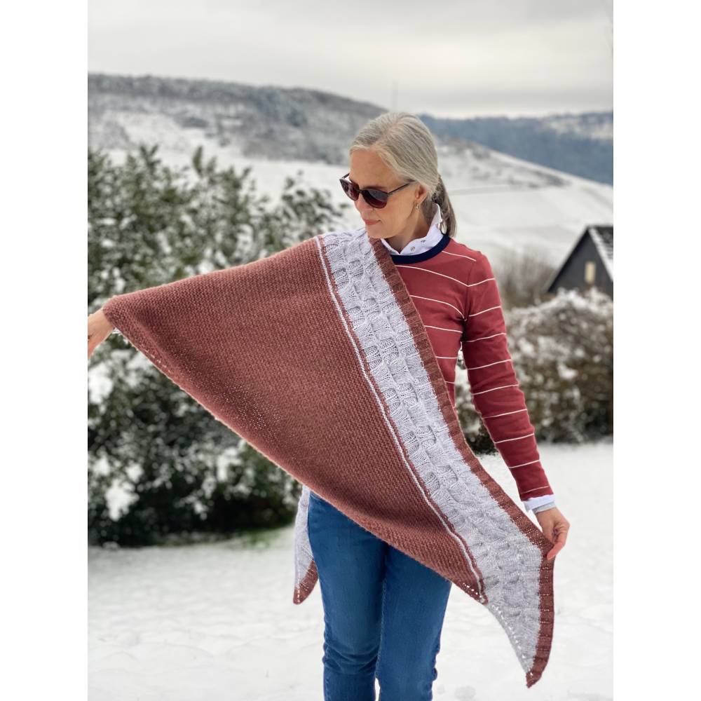 Strickanleitung Lizas Schultertuch Bild 3