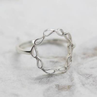 Circlering aus Silber 925, Goldschmiedearbeit