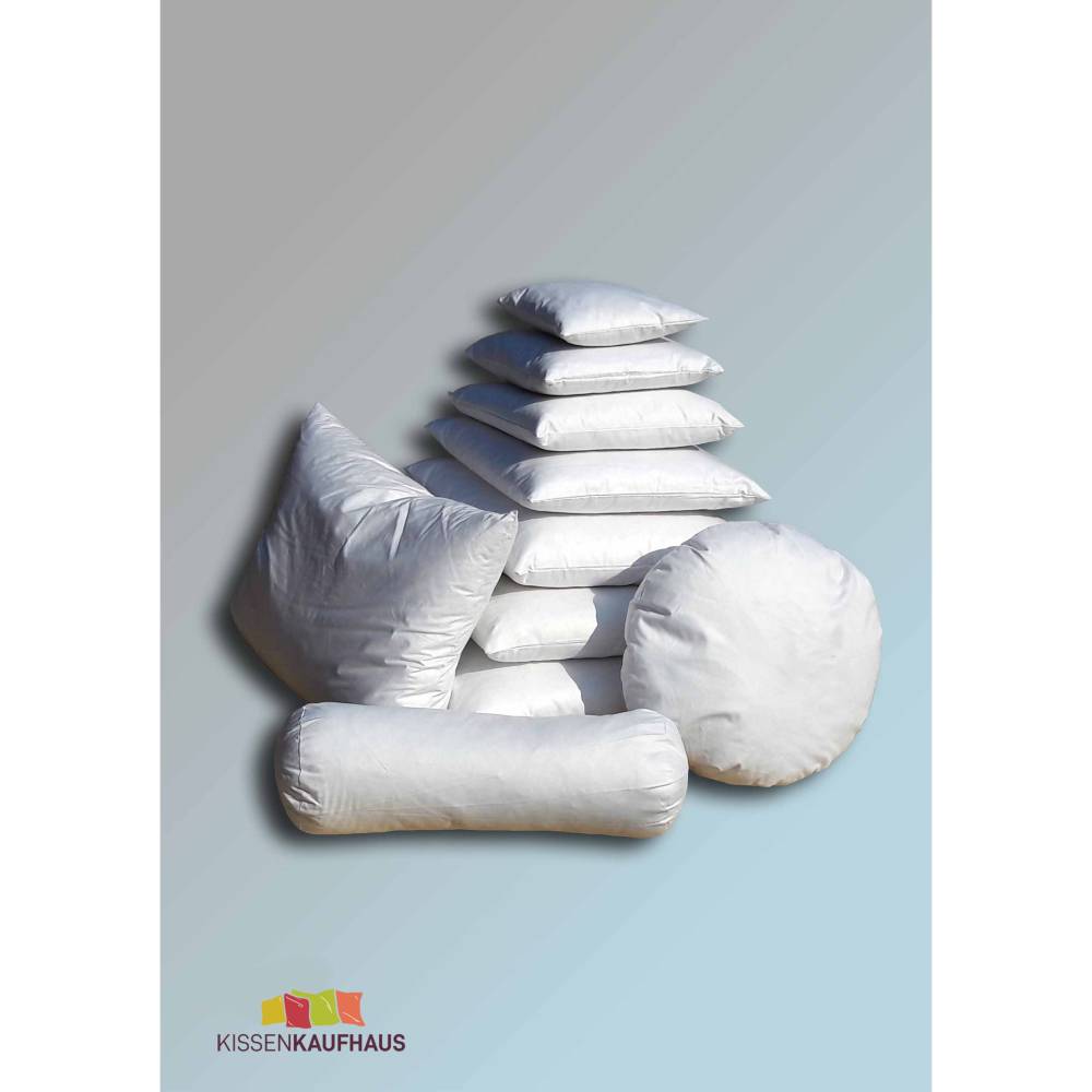 20 x 20 cm Federkissen 70 g in weiß Füllkissen Sofakissen Innenkissen Kissen