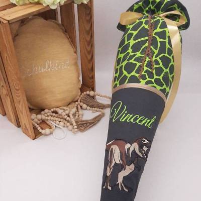 Schultüte Dino, Schultüte handgefertigt, passend zum Step by Step Dino Tres
