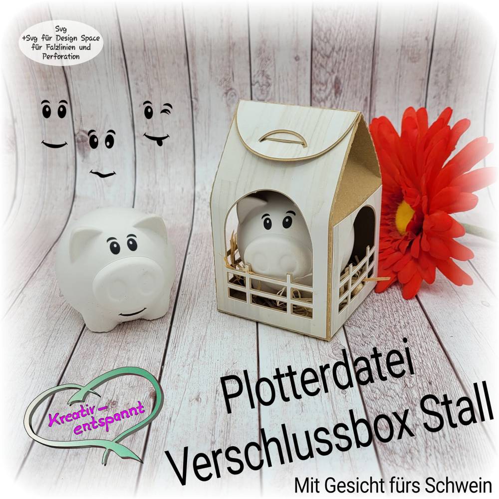 Plotterdatei Verschlussbox Stall Bild 1