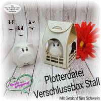Plotterdatei Verschlussbox Stall