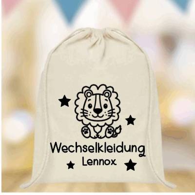 Personalisierte Wechseltasche / Kindergarten Beutel mit Namen | Wechselbeutel | Beutel Kita | Kindergartentasche Kindert