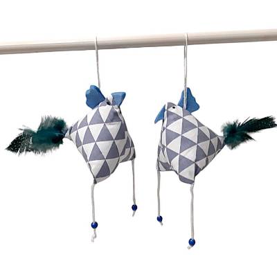2-er Set "Verrückte Hühner", Osterhühner zum Aufhängen 