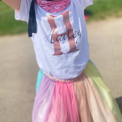 Personalisiertes Mädchen T-Shirt mit Name / Individualisierbar / Wunschname / Kinder T-Shirt / Jungen T-Shirt mit Namen
