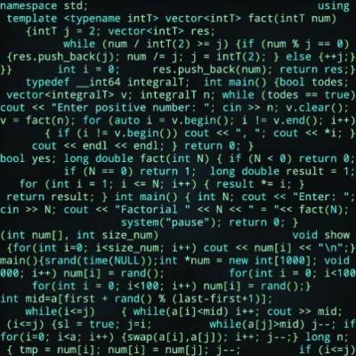 Rest 2,20m French Terry Sweat Stoff Computercode Nerd Computerschrift hellgrün türkis schwarz–made in EU