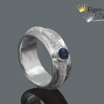 Goldschmiede Silberring "glittering", Ring Silber massiv handgefertigt, Damenring, Verlobungsring, Valentinstag