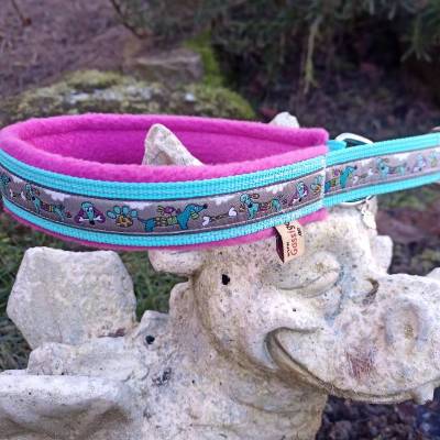 Hundehalsband "Hundis" mit Fleece gepolstert