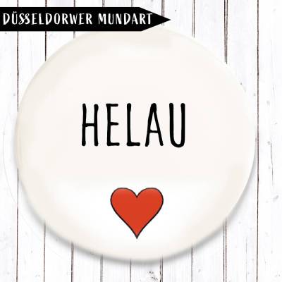 Helau Button 3 Größen zur Wahl