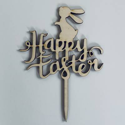 Cake Topper Happy Easter, Kuchenstecker Ostern