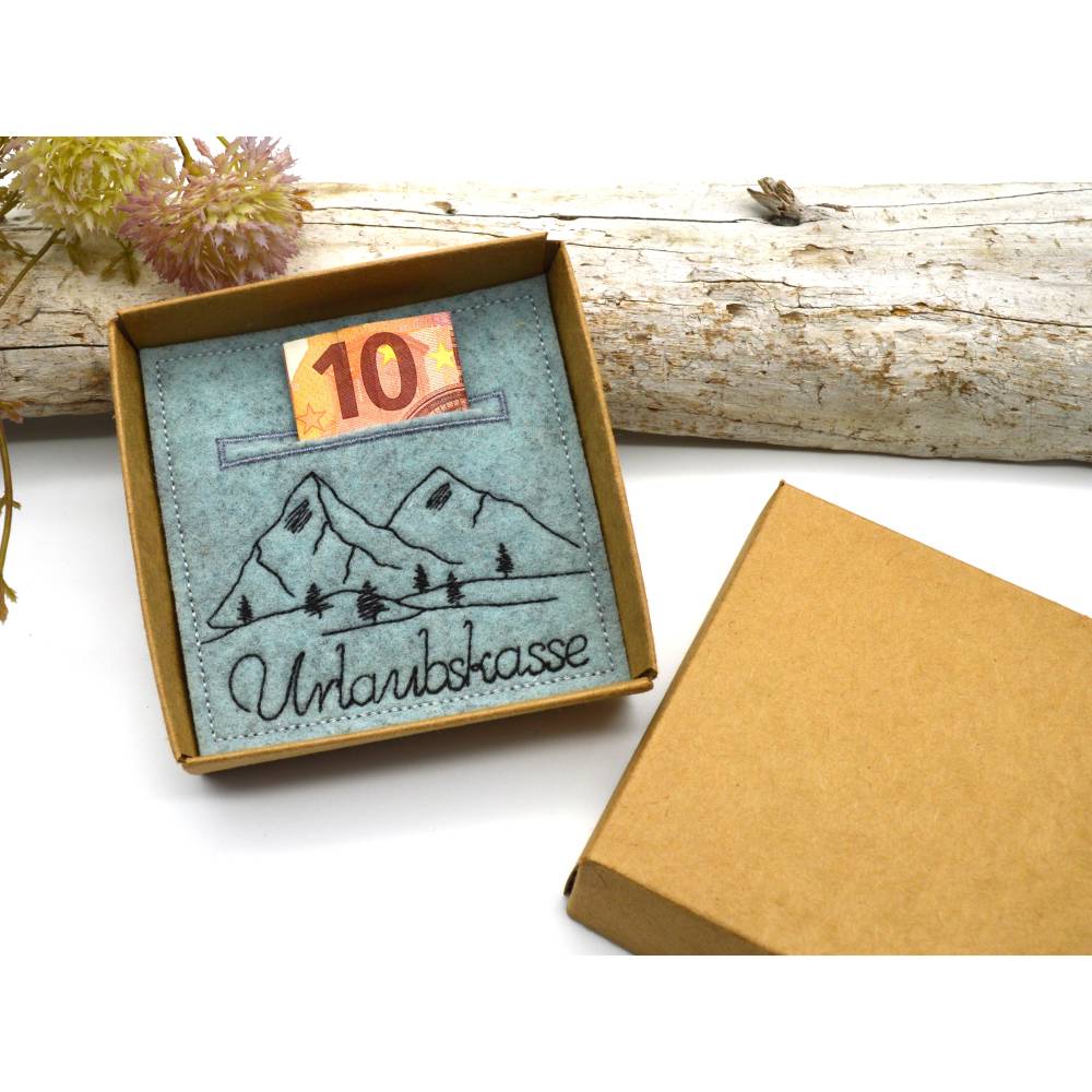 Stickdatei Berge Urlaub Urlaubskasse Wunscherfüller Bild 3