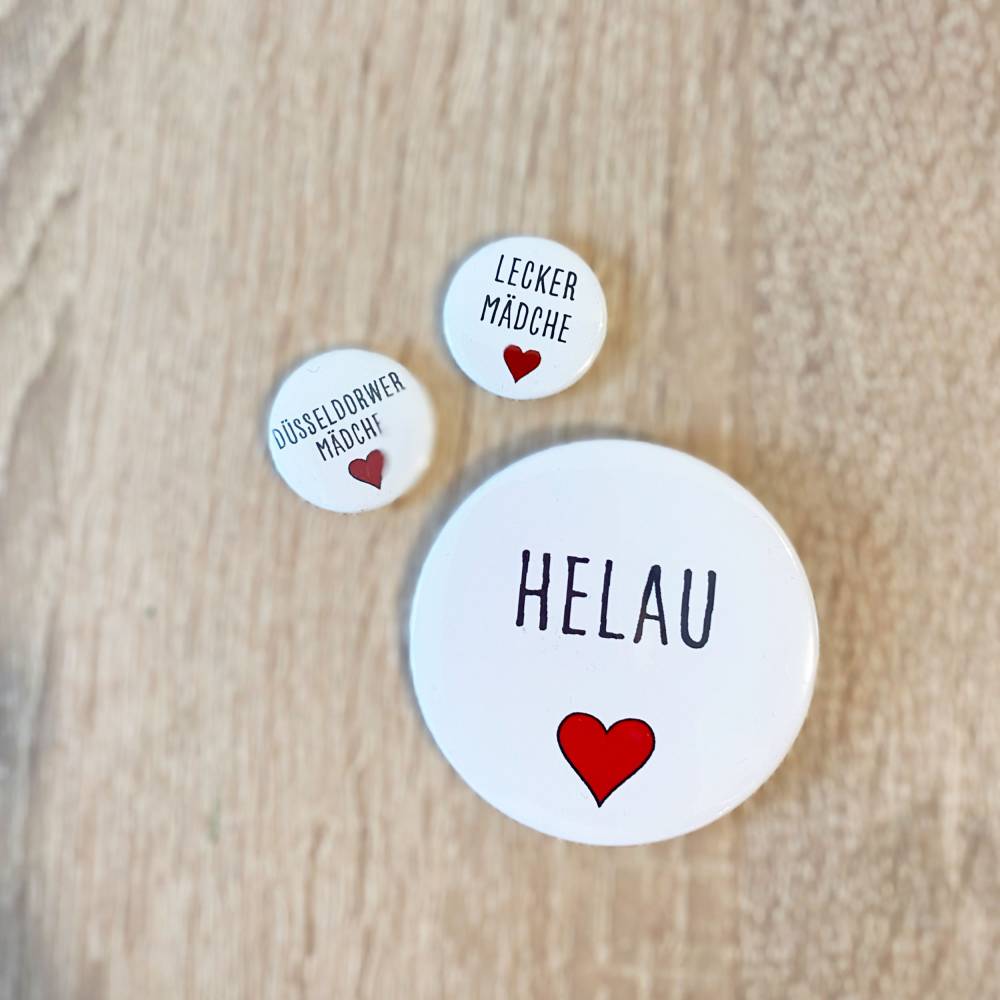 Helau Konfetti Button 3 Größen zur Wahl Bild 9