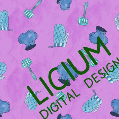 Endlosmuster für Stoffe - Patterndesign - Nahtlosmuster -digitale Datei -Kochmütze, Wender und Handschuh- Farbe 011  jpg