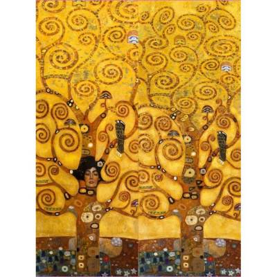 Jersey Panel Gustv Klimt Jugendstil Stenzo Digital 200x150 cm Lebensbaum