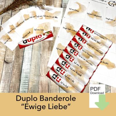 27 Liebe DU bist Botschaften Duplo Banderole, Duplo Aufkleber, Verpackung, Liebesbeweis, Gold, DIY Geschenke, Valentinst