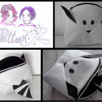 Bärchentasche Schminktasche Minitasche Bär Anleitung & Schnittmuster zum Nähen in PDF zum Download E-Book