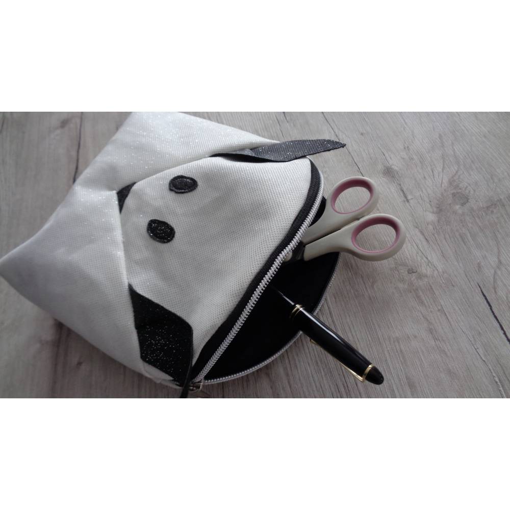 Bärchentasche Schminktasche Minitasche Bär Anleitung & Schnittmuster zum Nähen in PDF zum Download E-Book Bild 3