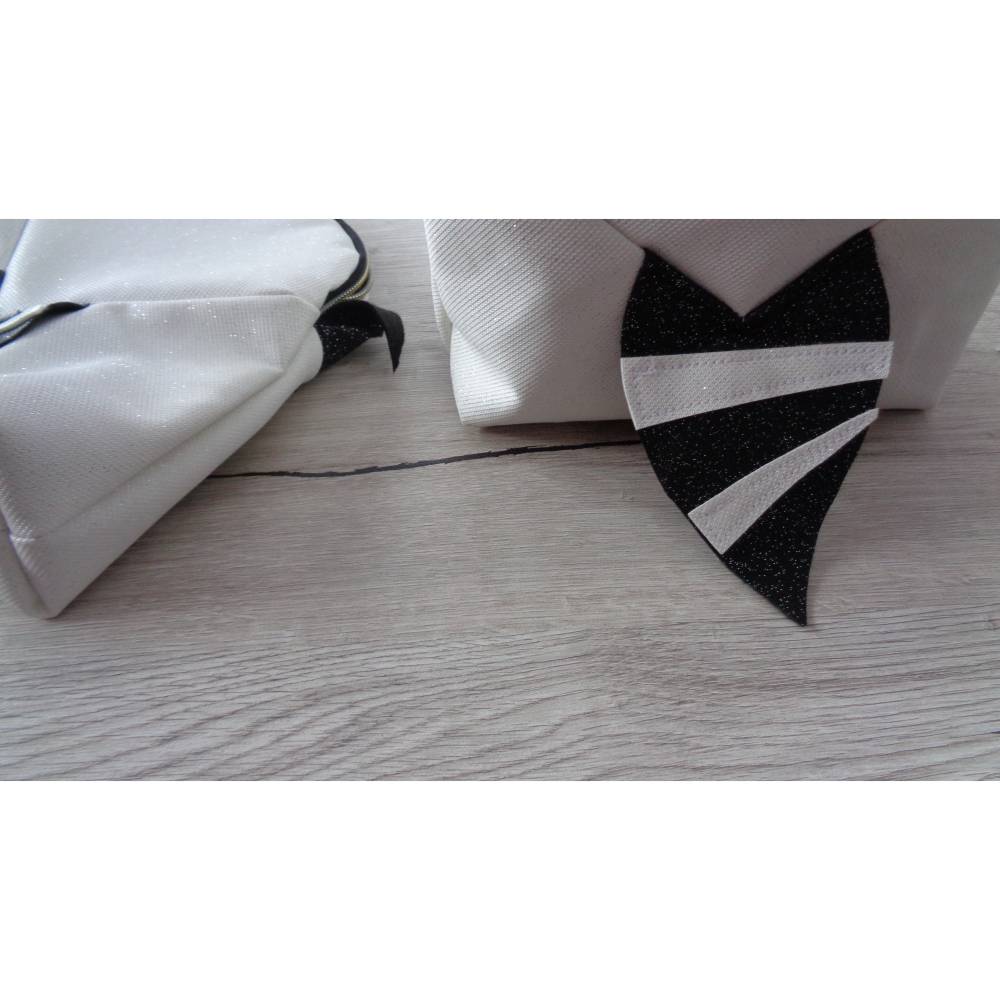 Bärchentasche Schminktasche Minitasche Bär Anleitung & Schnittmuster zum Nähen in PDF zum Download E-Book Bild 4