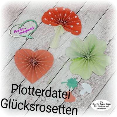 Plotterdatei Gluecksrosetten