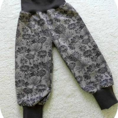 Lieblingshose ♥ Hose ♥ Jogginghose ♥ Ringelblumen ♥ Braun ♥ Gr. 62 - 158 