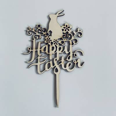 Cake Topper Happy Easter, Kuchenstecker Ostern