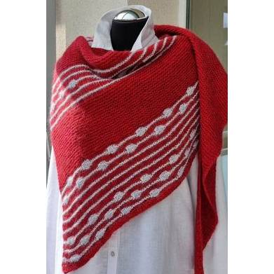 Strickanleitung Lizas Tuch Silver Dots Bild 3