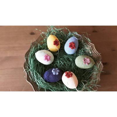 6 bunte Ostereier