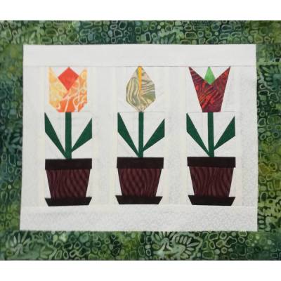 kleiner Tulpenquilt 