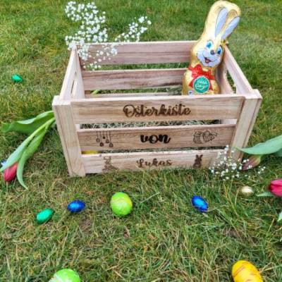 Osternest, Osterkiste, Osterdekoration, Ostergeschenk, Geschenk Ostern, Kiste zu Ostern