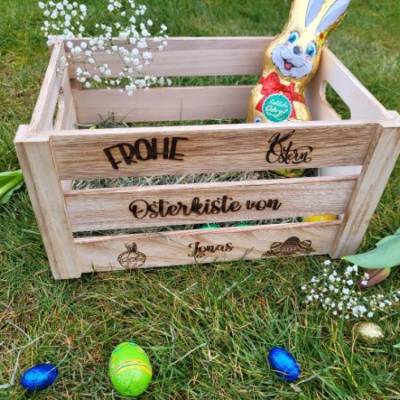 Osternest, Osterkiste, Osterdekoration, Ostergeschenk, Geschenk Ostern, Kiste zu Ostern