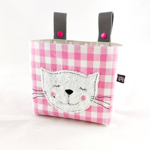 Lenkertasche Katzenkopf (Applikation)