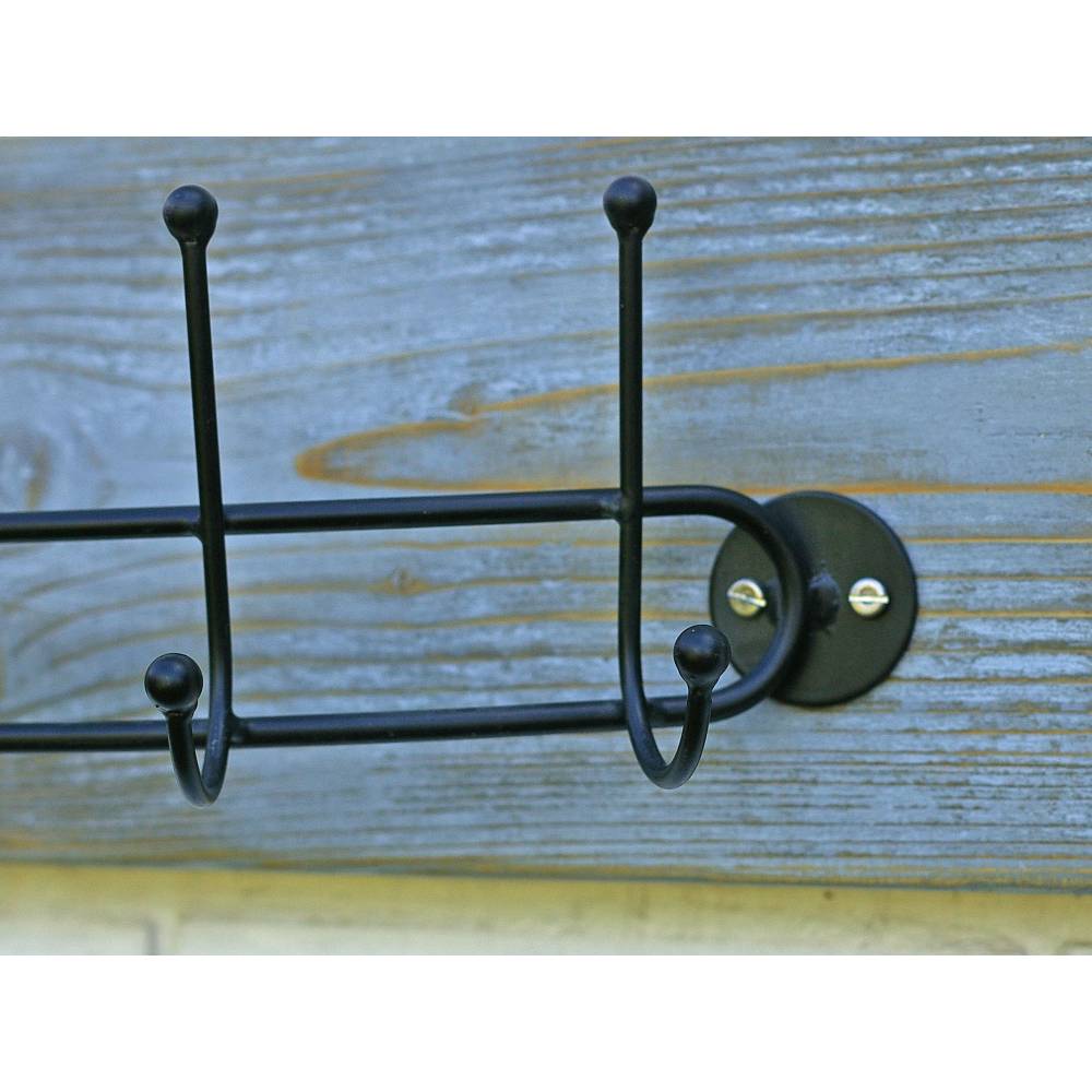 Garderobe Treibholz, Upcycling, Flurgarderobe Treibholz, Hakenleiste, Hakenbrett zum Aufhängen auffällig originell Bild 3