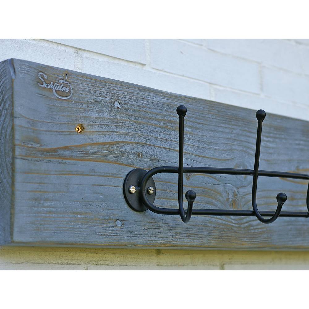 Garderobe Treibholz, Upcycling, Flurgarderobe Treibholz, Hakenleiste, Hakenbrett zum Aufhängen auffällig originell Bild 5