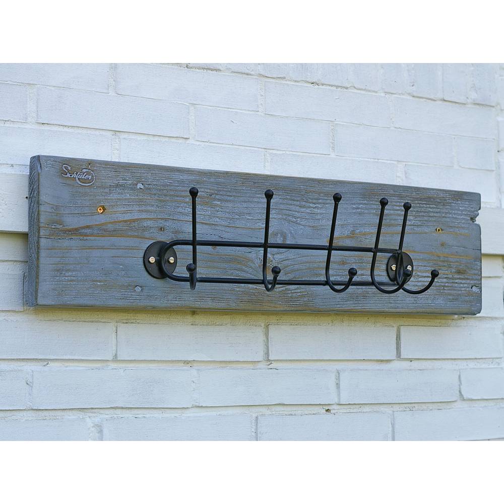 Garderobe Treibholz, Upcycling, Flurgarderobe Treibholz, Hakenleiste, Hakenbrett zum Aufhängen auffällig originell Bild 6