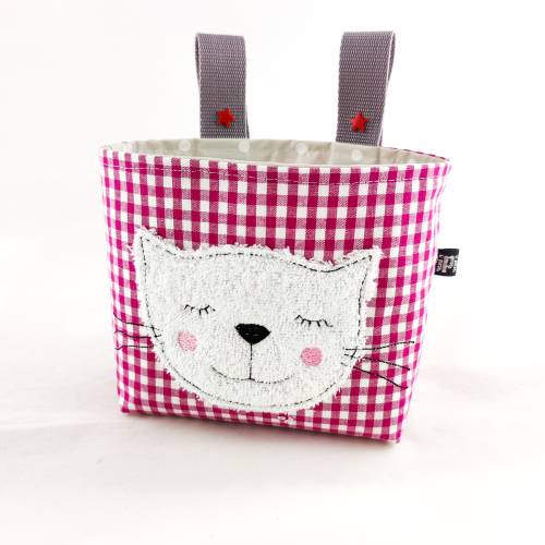 Lenkertasche Katzenkopf (Applikation)