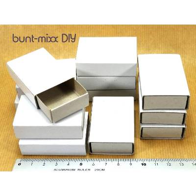 Schachtel Schiebeschachtel Basteln Adventskalender DIY Streichholzschachtel, mini Box, Schmuck verpacken