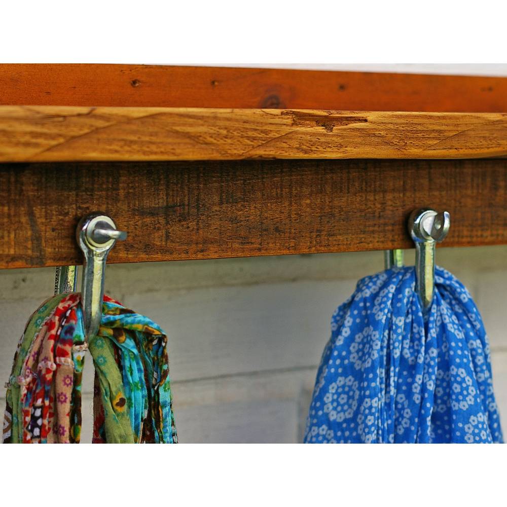 Orginelle Hakenleiste, originell, nachhaltige Wohndeko, Wanddeko, Garderobe aus Treibholz Bild 4