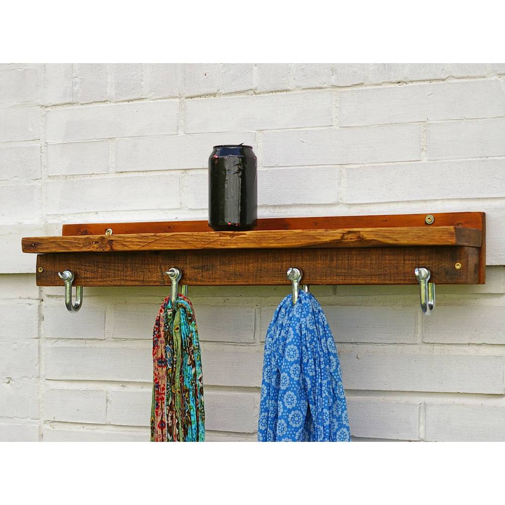 Orginelle Hakenleiste, originell, nachhaltige Wohndeko, Wanddeko, Garderobe aus Treibholz Bild 8